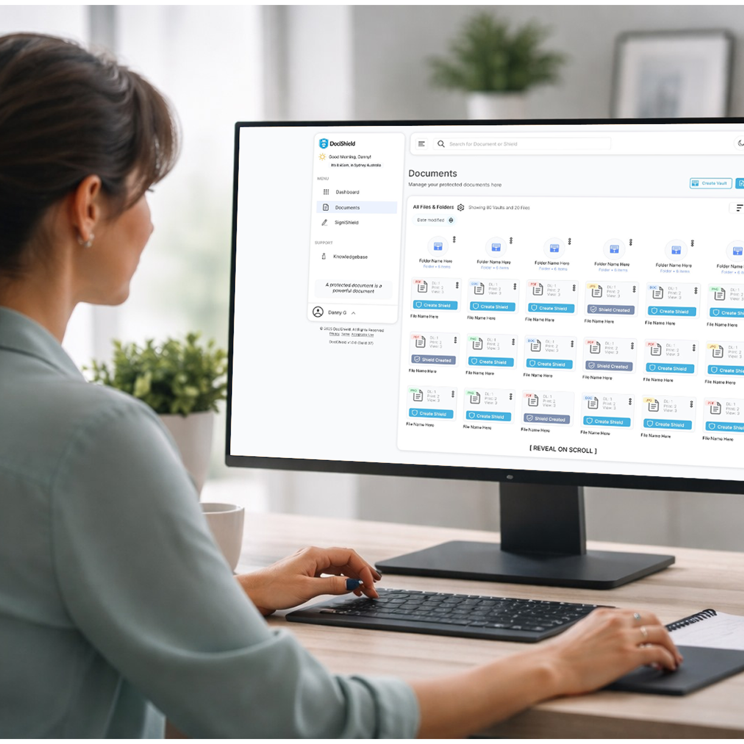 One central location for critical documents - DociShield governed workflow